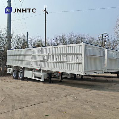 2 eixos 3 eixos 20Ton-40Ton Cargo Box Semi-trailer com 40ft-45ft lateral vedação transporte