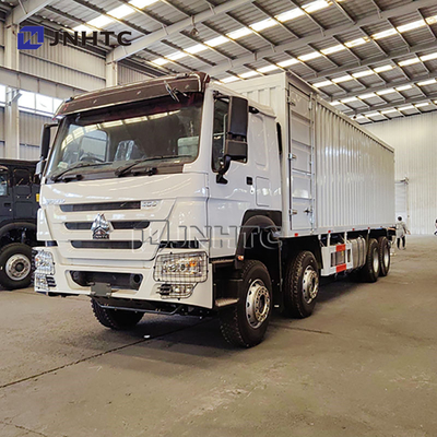 25Ton Howo Camião 8*4 Van Camiões Diesel Transmissão manual Containers espessados Caixas Camiões de carga