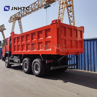 Caminhão pesado Sinotruck Howo Camion 6x4 10 Wheeler 400 hp 30Ton Tipper Dump Truck Com Rede Anti-roubo