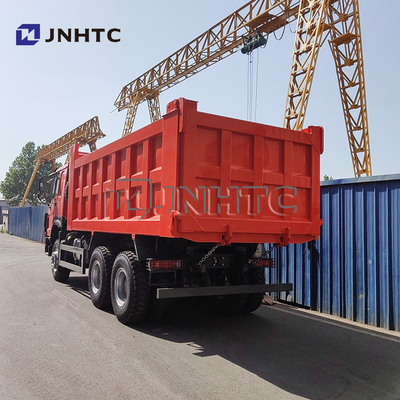 Caminhão pesado Sinotruck Howo Camion 6x4 10 Wheeler 400 hp 30Ton Tipper Dump Truck Com Rede Anti-roubo