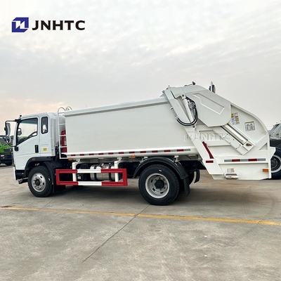 HOWO Caminhão de lixo leve 10 M3 4X2 Caminhão compactador de lixo pequeno