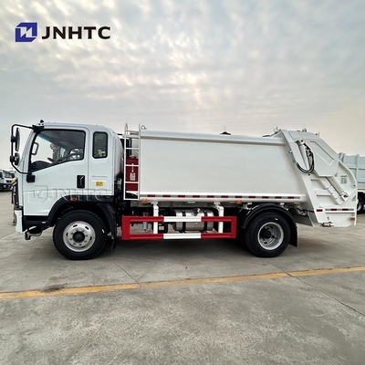 HOWO Caminhão de lixo leve 10 M3 4X2 Caminhão compactador de lixo pequeno