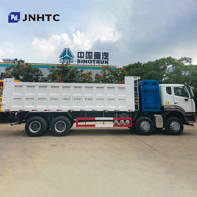 HOWO Nx LNG Dump Trucks de mineração de carga pesada 8X4 12 rodas 25 toneladas