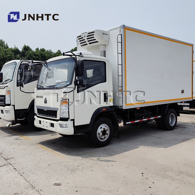 Sinotruk 4x2 camião frigorífico camião frigorífico de 5 toneladas camião frigorífico para transporte de peixe vivo