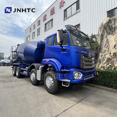 Novo Caminhão Betoneira HOWO NX 8*4 Automático com Chassi Reforçado e Descarga Reversível