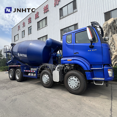 Novo Caminhão Betoneira HOWO NX 8*4 Automático com Chassi Reforçado e Descarga Reversível