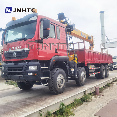 Preço de fábrica SINOTRUK HOWO TX 371HP Caminhão de carga de 20 toneladas com guindaste de lança reta para venda