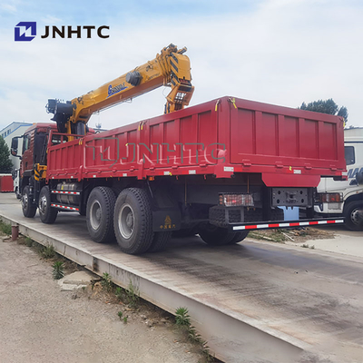 Preço de fábrica SINOTRUK HOWO TX 371HP Caminhão de carga de 20 toneladas com guindaste de lança reta para venda