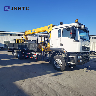 Novo HOWO TX380 6x4 12T Capacidade Flatbed Dropside Carga Transporte de Camião Carregador de Braço Direito