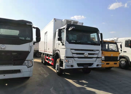 10 carga pesada refrigerada do caminhão 2 do Euro das rodas para o transporte da carne e dos alimentos
