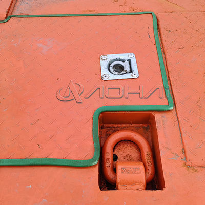 7-axle Stretchable Liftable 70-ton Gooseneck Low Flatbed Semi-trailer with Hydraulic Tailboard