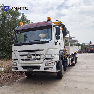 HOWO 6x4 400HP Cargo Truck Crane Truck de caminhão montado com 14T Crane para a África