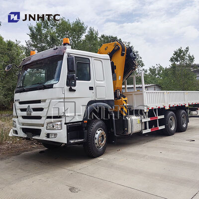 HOWO 6x4 400HP Cargo Truck Crane Truck de caminhão montado com 14T Crane para a África