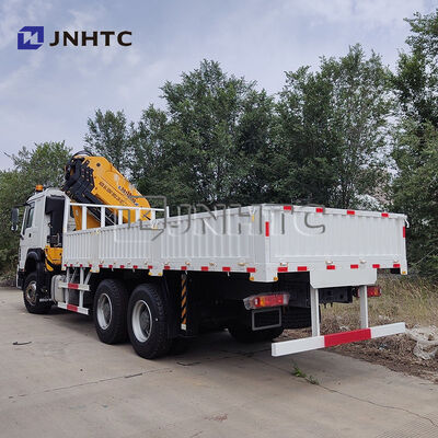 HOWO 6x4 400HP Cargo Truck Crane Truck de caminhão montado com 14T Crane para a África