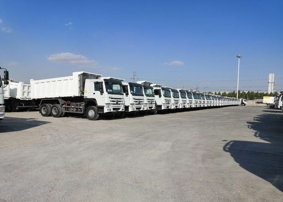 carga resistente de CBM do caminhão 20 do caminhão basculante 336HP Sinotruk Howo da movimentação 6x6 completa