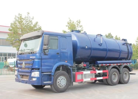 caminhão com tempo - bomba da limpeza da água de esgoto de 20CBM LHD 336HP de vácuo da economia