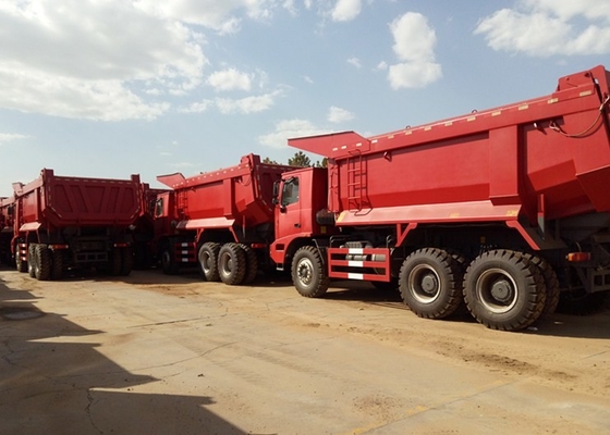 420 caminhão basculante de 70 toneladas Howo resistente ZZ5707V3840CJ da mineração dos cavalos-força 6x4 grande