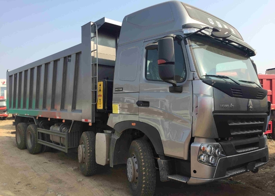 Caminhão basculante resistente poderoso do poder de cavalo 371 para a construção e o transporte