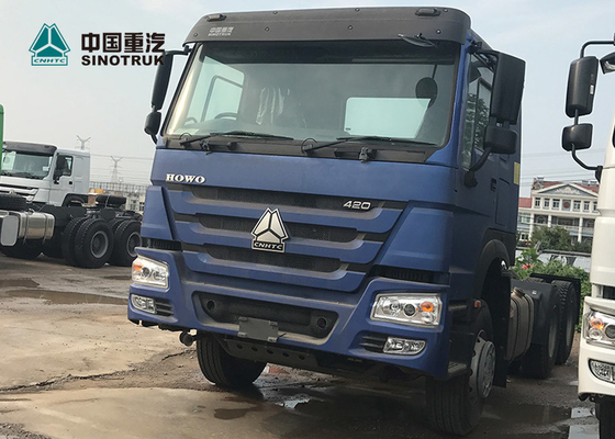 6 x 4 10 rodas aprontam - a cabeça resistente do trator do caminhão Euro2 420hp do motor
