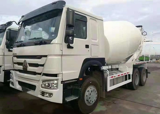 Eixo concreto grande do tipo três da máquina 6 x 4 do misturador dos cavalos-força da cor branca