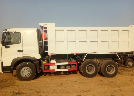 Rodas resistentes brancas do caminhão basculante dez de A7 Sinotruk Howo 6 x 4 18M3 40 T