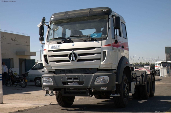 Euro3 prima do EGR 340hp Beiben 6x4 - motor e reboque com vida útil longa