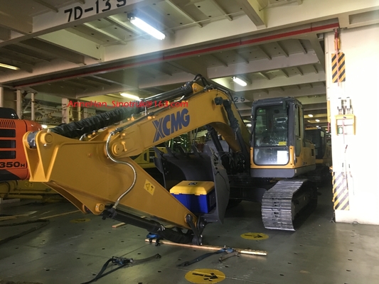 A construção de estradas amarela da máquina escavadora da esteira rolante da cor faz à máquina o baixo consumo de combustível