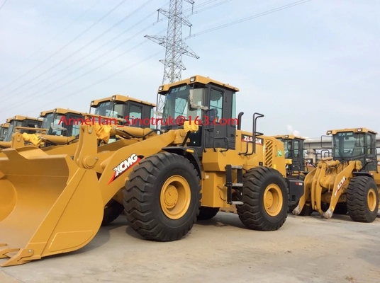 Carregador amarelo da trilha do estojo compacto da cor, tipo articulado mini carregador da roda