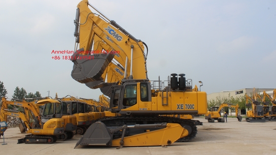 Configuração hidráulica da parte alta da mineração da máquina escavadora da esteira rolante do motor 70t de XE700C