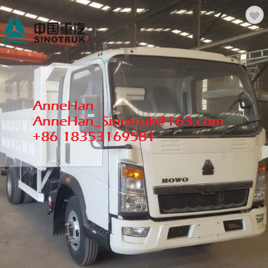 Carga meados de camioneta LHD de Euro3 Liftting SINOTRUK Howo7 4x2 116HP 5-7T
