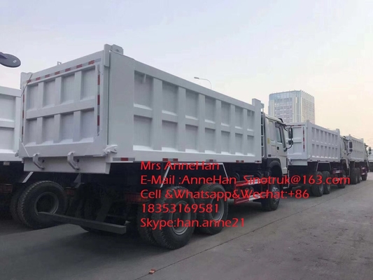 O caminhão basculante dianteiro Sinotruk resistente Howo7 40T 18M3 6x4 10 do elevador roda