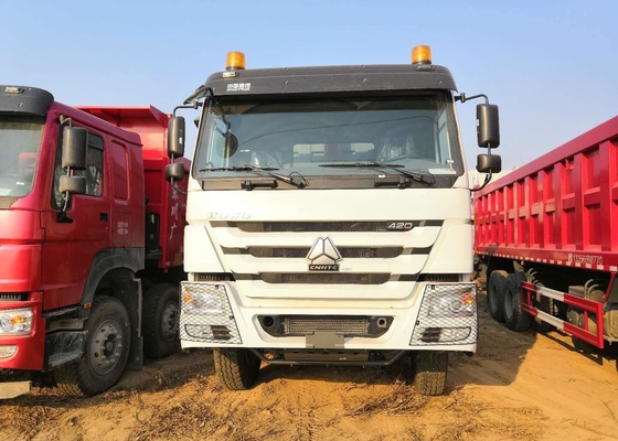 8x4 40 roda conduzida de Ton Heavy Duty Dump Truck Howo 12 para a cor branca da carga 30 cúbica