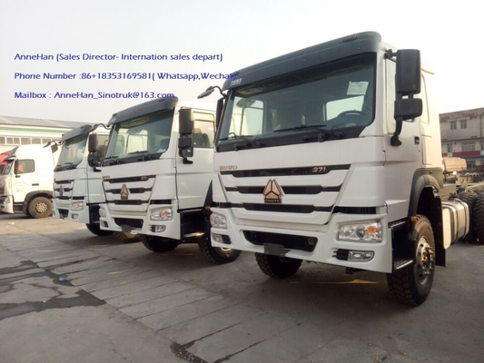 10 cabine do Euro 2 LHD 6X4 336HP HW76 do chassi do caminhão da carga dos pneus SINOTRUK HOWO