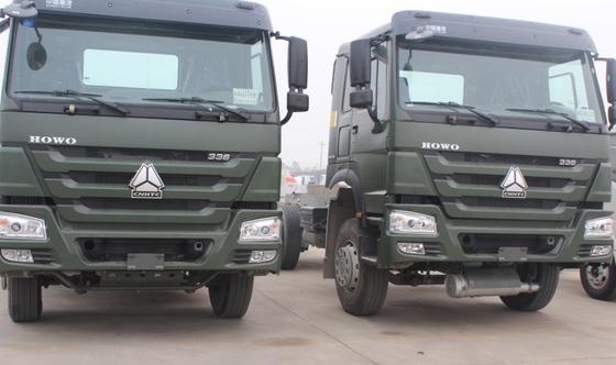 Prima do trator de Sinotruk 371hp 420hp - o caminhão 6x4 10 do motor roda com o pino mestre de 50# 90#