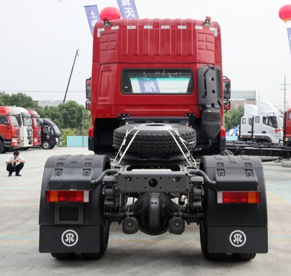 Caminhão basculante do reboque de trator noun de SINOTRUK STEYR 4X2 na cor vermelha para de 8-20 toneladas