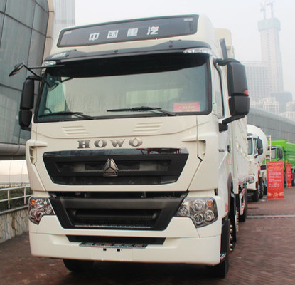 50T caminhão da estaca da caixa da capacidade 450hp SINOTRUK HOWO A7 8x4/caminhão caminhão da carga