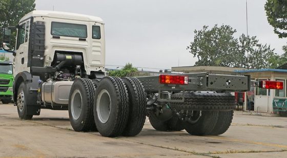 Caminhão pesado branco eixos HF7/HF9 dianteiros de 290HP da carga da cor SINOTRUK HOWO 6X4 de 40 toneladas