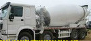 cor branca vermelha CCC de 20-60 toneladas do caminhão do misturador concreto de 16cbm 8x4 Sinotruk HOWO passada