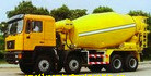 STEYR do diesel 8 x 4 caminhão 336hp do misturador concreto de Sinotruk e 8 Cbm na cor vermelha