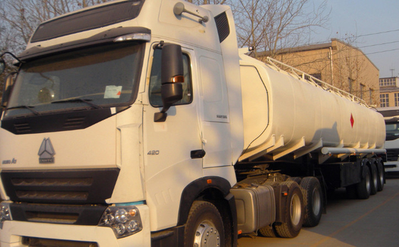 Eixos traseiros do caminhão de depósito de gasolina 6x4 da direção de ZF8098 ALEMANHA 25000L HC16
