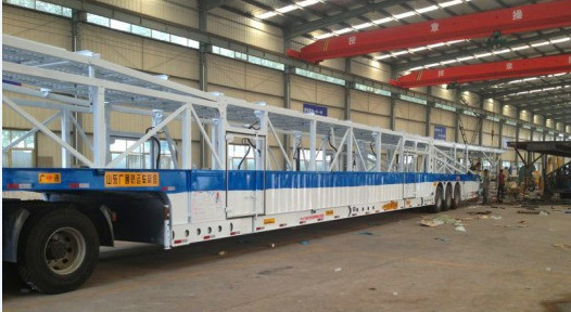 dos carros resistentes dos reboques 8-12 do transporte do veículo de 15m 18m carga útil máxima semi