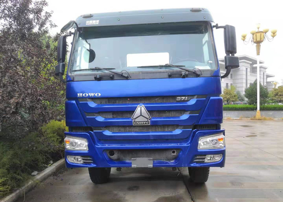 Da cor 371 de HP HOWO do trator da cabeça do caminhão motor azul do caminhão semi para Tansport