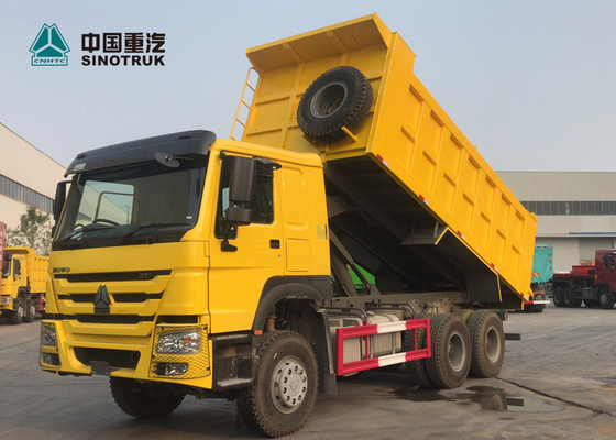 Folha de grande resistência 6 x 4 do caminhão basculante 20CBM resistente de SINOTRUK HOWO 371