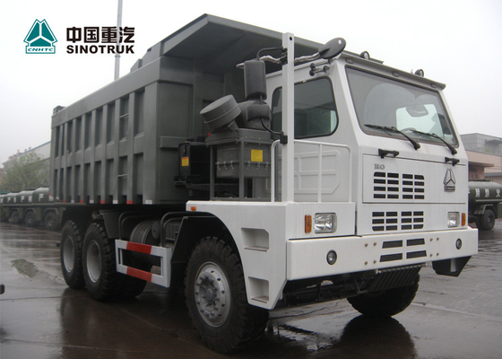 Caminhão basculante resistente do veículo com rodas do caminhão basculante 6x4 dez da mineração de 70 toneladas de Sinotruck Howo