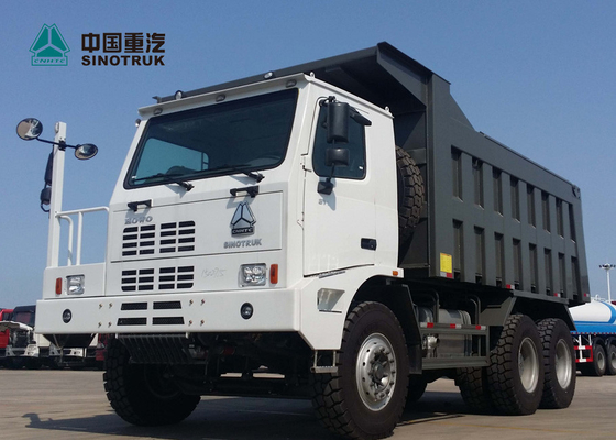 Caminhão basculante resistente do veículo com rodas do caminhão basculante 6x4 dez da mineração de 70 toneladas de Sinotruck Howo