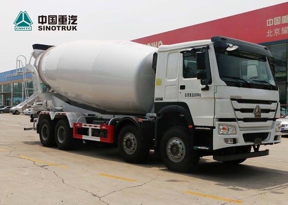 O caminhão durável 8X4 10CBM 12CBM 12 do misturador 371HP concreto do EURO 2 de SINOTRUK HOWO roda