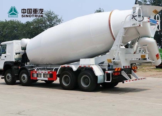 O caminhão durável 8X4 10CBM 12CBM 12 do misturador 371HP concreto do EURO 2 de SINOTRUK HOWO roda