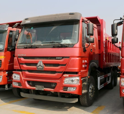 Caminhão basculante resistente da roda de Sinotruk 6x4 10 com reviravolta da plataforma do corpo