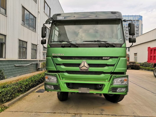 A cor amarela 10 cansa o caminhão de caminhão basculante grande dos caminhões basculantes SINOTRUK HOWO 371HP 6X4