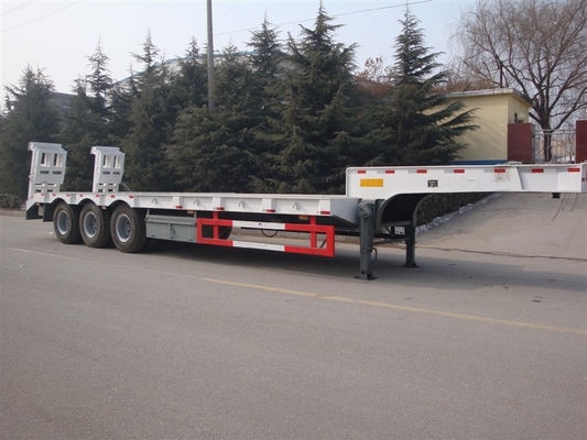 13000M 3 reboques resistentes 50-60T 12 de Alxes Lowbed semi cansa-se com 2 pés